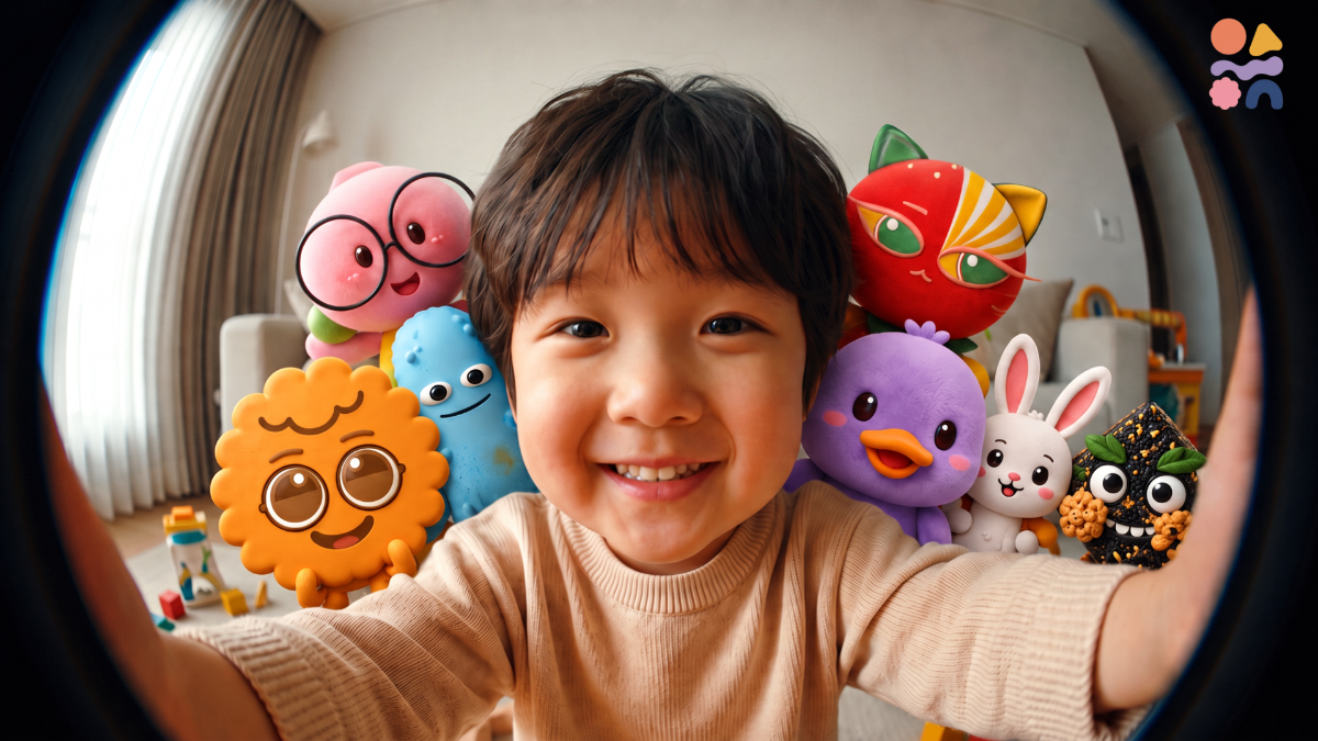 꿀덕희와 친구들과 함께한 아이